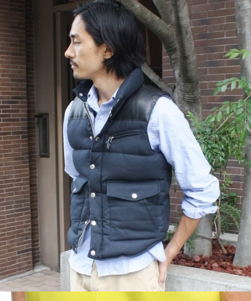 JOURNAL STANDARD（ジャーナルスタンダード）の「T/Rサージダウンベスト（ダウンベスト・メンズ・グレー/ネイビー/ブラック・SMALL/LARGE/MEDIUM）」の3枚目の写真