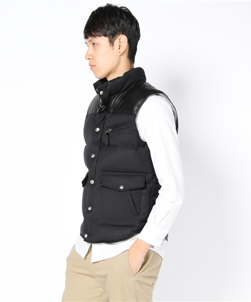 JOURNAL STANDARD（ジャーナルスタンダード）の「T/Rサージダウンベスト（ダウンベスト・メンズ・グレー/ネイビー/ブラック・SMALL/LARGE/MEDIUM）」の7枚目の写真