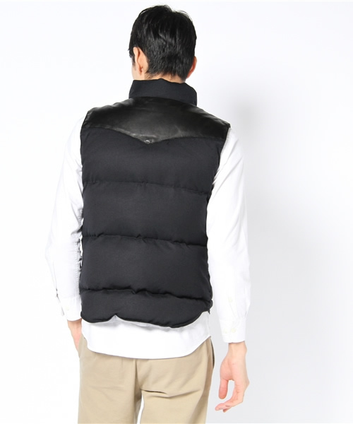 JOURNAL STANDARD（ジャーナルスタンダード）の「T/Rサージダウンベスト（ダウンベスト・メンズ・グレー/ネイビー/ブラック・SMALL/LARGE/MEDIUM）」の8枚目の写真