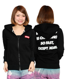 X-girl | MESSAGE SWEAT HOODIE(パーカー)