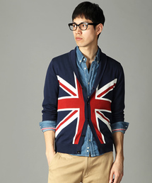 RATTLE TRAP | ≪スマート4月号 P46掲載≫山本裕典さん着用【LONSDALE別注】ユニオンジャックショールカラーカーディガン(カーディガン/ボレロ)