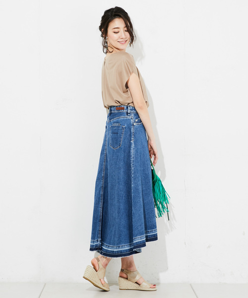 RIVE DROITE（リヴドロワ）の「【2WAY】バランサーカナグカットソー（Tシャツ/カットソー・レディース・ホワイト/サンドベージュ/ネイビー/チャコールグレー/ブラック・FREE）」の9枚目の写真