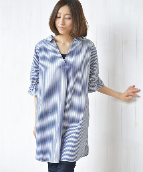 rps（アールピーエス）の「キャンディースリーブスキッパーワンピース（ワンピース・レディース・ブラック/ネイビー/オフホワイト/ホワイト系その他2・M）」の4枚目の写真