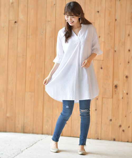 rps（アールピーエス）の「キャンディースリーブスキッパーワンピース（ワンピース・レディース・ブラック/ネイビー/オフホワイト/ホワイト系その他2・M）」の5枚目の写真