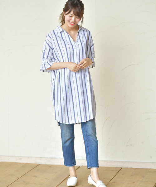 rps（アールピーエス）の「キャンディースリーブスキッパーワンピース（ワンピース・レディース・ブラック/ネイビー/オフホワイト/ホワイト系その他2・M）」の8枚目の写真