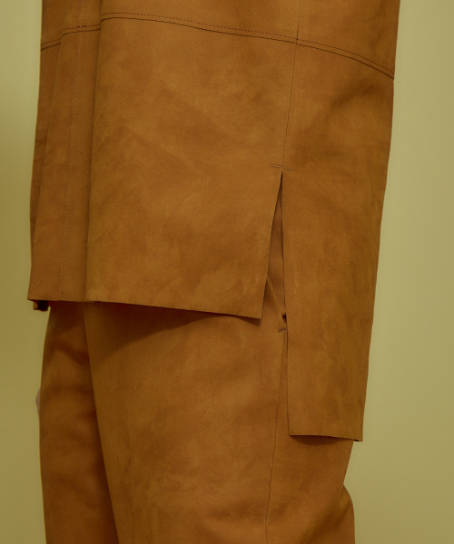 Abahouse Devinette（ドゥヴィネット）の「フェイクスエードプルオーバー（シャツ/ブラウス・レディース・ホワイト/ブラウン・フリー）」の8枚目の写真