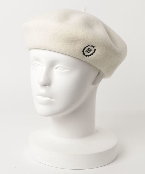 新品■定価 10,800円■ミルクMILKシースルーベレー帽子チュールリボン白 新品□定価 10,800円□ミルクMILKシースルーベレー帽子チュールリボン白
