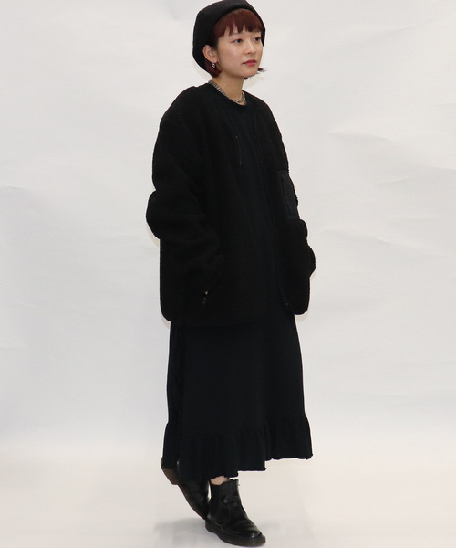 Confirm（コンファーム）の「Confirm / コンファーム ボアカーディガン（ブルゾン・メンズ・ブラック/ベージュ/カーキ・M/L）」の21枚目の写真