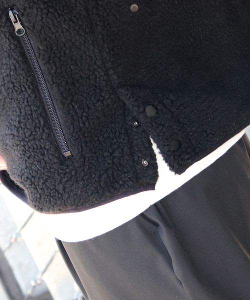 Confirm（コンファーム）の「Confirm / コンファーム ボアカーディガン（ブルゾン・メンズ・ブラック/ベージュ/カーキ・M/L）」の18枚目の写真