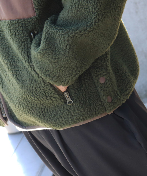 Confirm（コンファーム）の「Confirm / コンファーム ボアカーディガン（ブルゾン・メンズ・ブラック/ベージュ/カーキ・M/L）」の16枚目の写真