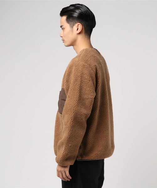 Confirm（コンファーム）の「Confirm / コンファーム ボアカーディガン（ブルゾン・メンズ・ブラック/ベージュ/カーキ・M/L）」の6枚目の写真