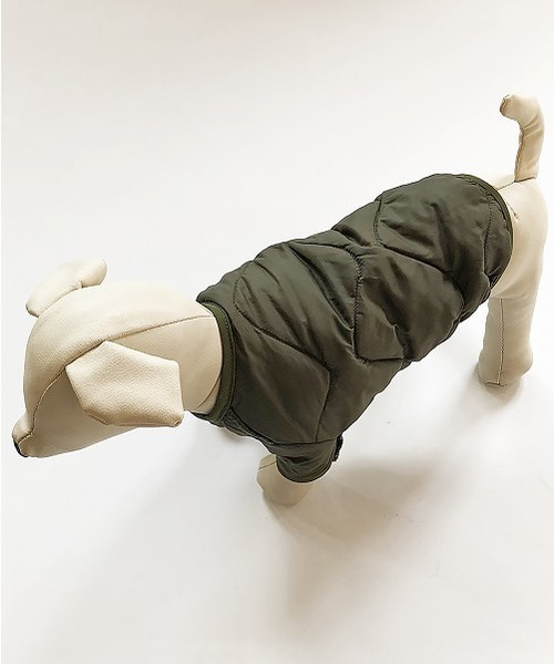 TODAYFUL(トゥデイフル)の「ドッグライナージャケット(ペットウェア・レディース・カーキ・S/M/L)」の8枚目の写真