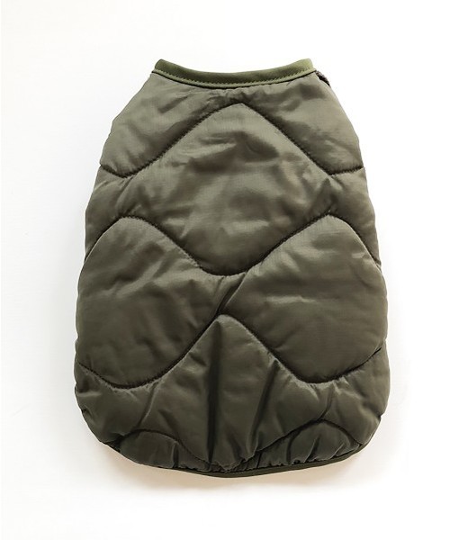 TODAYFUL(トゥデイフル)の「ドッグライナージャケット(ペットウェア・レディース・カーキ・S/M/L)」の2枚目の写真