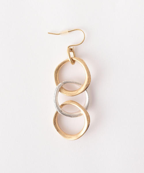 BEAUTY&YOUTH UNITED ARROWS（ビューティーアンドユースユナイテッドアローズ）の「BY 3カラーコンビピアス（ピアス（両耳用）・レディース・その他1・FREE）」の3枚目の写真