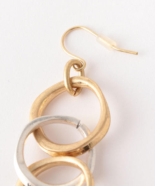 BEAUTY&YOUTH UNITED ARROWS（ビューティーアンドユースユナイテッドアローズ）の「BY 3カラーコンビピアス（ピアス（両耳用）・レディース・その他1・FREE）」の5枚目の写真