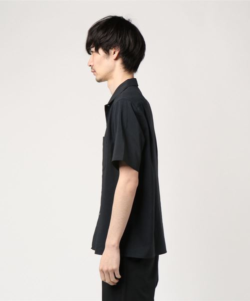 ADAM ET ROPE'(アダムエロペ)の「【Wild Life Tailor】EVALETオープンカラーシャツ(シャツ/ブラウス・メンズ・ベージュ/グレー/レンガ/ブルー系その他2/ブルー系その他3/ネイビー・L/M)」の7枚目の写真
