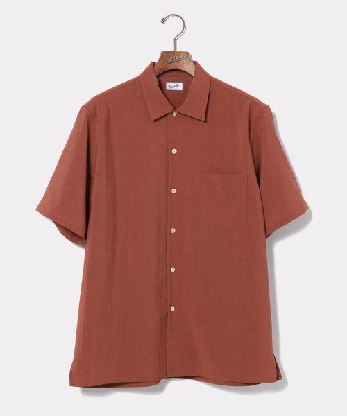 ADAM ET ROPE'(アダムエロペ)の「【Wild Life Tailor】EVALETオープンカラーシャツ(シャツ/ブラウス・メンズ・ベージュ/グレー/レンガ/ブルー系その他2/ブルー系その他3/ネイビー・L/M)」の6枚目の写真