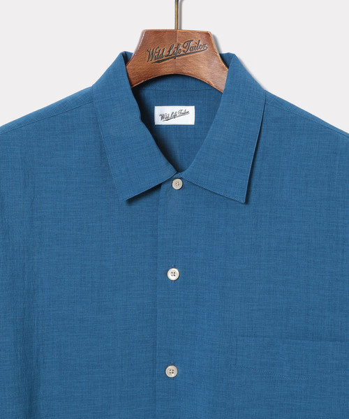 ADAM ET ROPE'(アダムエロペ)の「【Wild Life Tailor】EVALETオープンカラーシャツ(シャツ/ブラウス・メンズ・ベージュ/グレー/レンガ/ブルー系その他2/ブルー系その他3/ネイビー・L/M)」の9枚目の写真