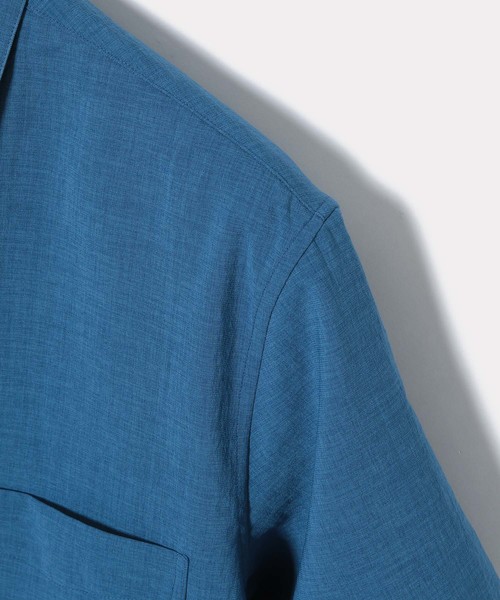 ADAM ET ROPE'(アダムエロペ)の「【Wild Life Tailor】EVALETオープンカラーシャツ(シャツ/ブラウス・メンズ・ベージュ/グレー/レンガ/ブルー系その他2/ブルー系その他3/ネイビー・L/M)」の10枚目の写真