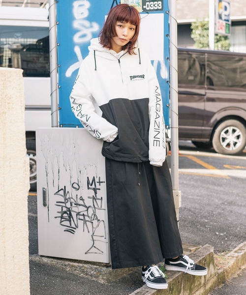 THRASHER(スラッシャー)の「THRASHER/スラッシャー アノラックパーカー(マウンテンパーカー・メンズ・ホワイト/ブラック/ローズ・M/L/XL)」の18枚目の写真