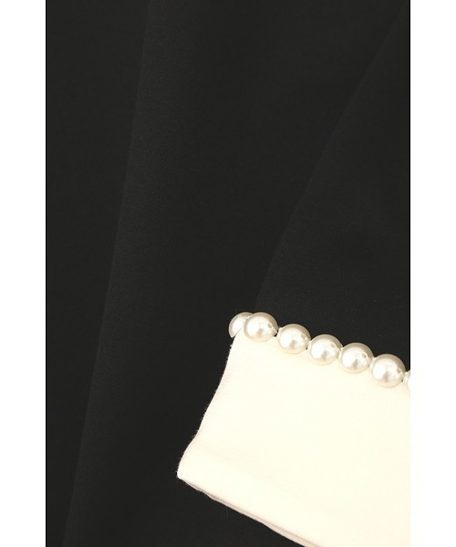 JILL STUART(ジルスチュアート)の「◆《Endy ROBE》ナオミパール調ブラウス(シャツ/ブラウス・レディース・ブラック/ホワイト・SMALL/MEDIUM)」の9枚目の写真