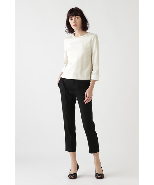 JILL STUART(ジルスチュアート)の「◆《Endy ROBE》ナオミパール調ブラウス(シャツ/ブラウス・レディース・ブラック/ホワイト・SMALL/MEDIUM)」の12枚目の写真