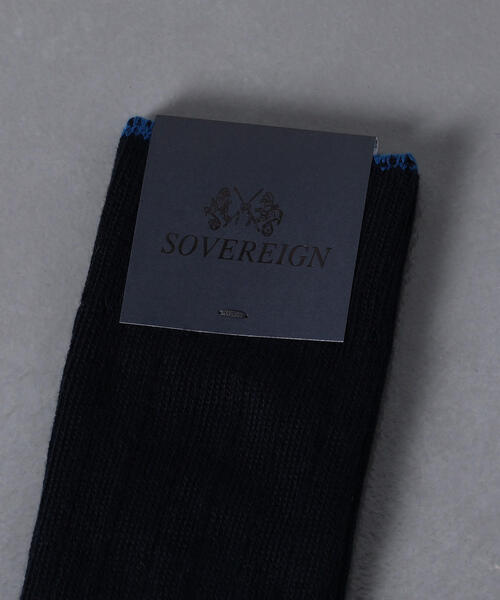 UNITED ARROWS（ユナイテッドアローズ）の「SZZI LNG RIB CNT（ソックス/靴下・メンズ・ダークグリーン/ロイヤルブルー/ネイビー/レッド/ホワイト/グレー・10h）」の13枚目の写真