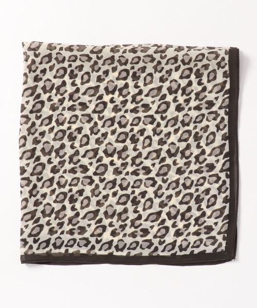 LOWRYS FARM（ローリーズファーム）の「シフォンガラスカーフ　827852（バンダナ/スカーフ・レディース・ホワイト/その他1/ブラウン/ブラック・FREE）」の8枚目の写真