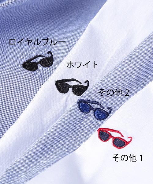 green label relaxing（グリーンレーベルリラクシング）の「[WEB限定] ★★P/OX SUNGRS/EMB BD-Gシャツ（シャツ/ブラウス・メンズ・ホワイト/その他2/ロイヤルブルー/その他1・SMALL/LARGE/X-LARGE/MEDIUM/X-SMALL）」の12枚目の写真