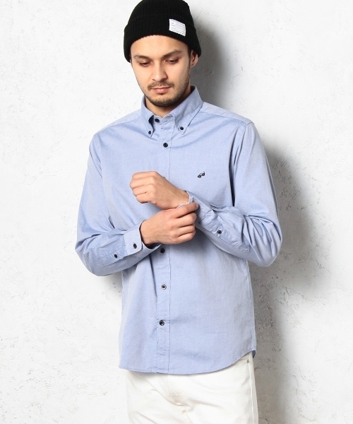 green label relaxing（グリーンレーベルリラクシング）の「[WEB限定] ★★P/OX SUNGRS/EMB BD-Gシャツ（シャツ/ブラウス・メンズ・ホワイト/その他2/ロイヤルブルー/その他1・SMALL/LARGE/X-LARGE/MEDIUM/X-SMALL）」の2枚目の写真