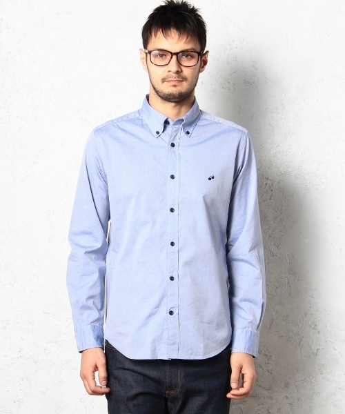 green label relaxing（グリーンレーベルリラクシング）の「[WEB限定] ★★P/OX SUNGRS/EMB BD-Gシャツ（シャツ/ブラウス・メンズ・ホワイト/その他2/ロイヤルブルー/その他1・SMALL/LARGE/X-LARGE/MEDIUM/X-SMALL）」の11枚目の写真