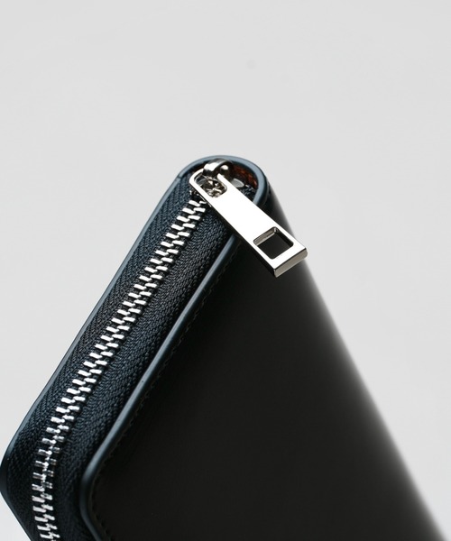 MURA（ムラ）の「ラウンドファスナー コードバン調/カーボン レザー 長財布（財布・メンズ・ブラック/ダークブラウン/ネイビー/ブラック系その他/ブルー系その他/キャメル/ワイン/グリーン・FREE）」の13枚目の写真