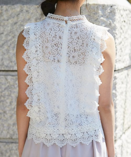 tocco closet（トッコ クローゼット）の「総レースノースリーブ