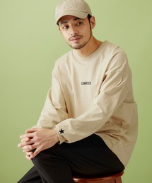 CONVERSE | CONVERSE/コンバース 別注 ロゴ刺繍 長袖 ビッグシルエットカットソー(Tシャツ/カットソー)