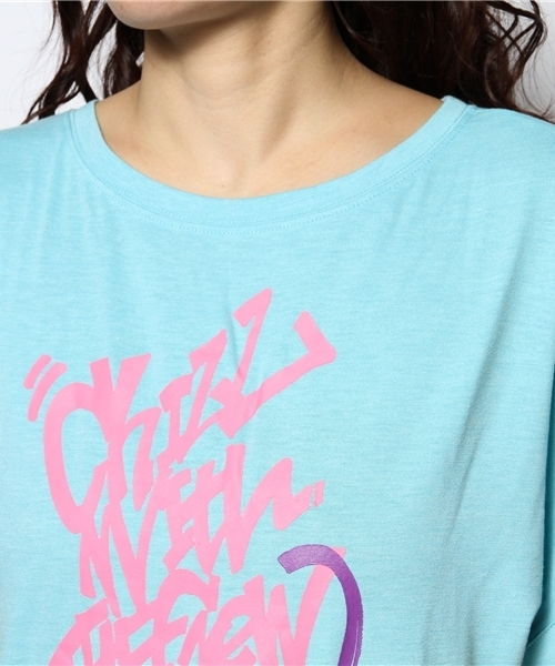 DANCE LB-03(ダンス エルビー・ゼロスリー)の「SMILEドルマンTシャツ(Tシャツ/カットソー・レディース・ホワイト系/ブラック系/スカイブルー系/パープル系・FREE)」の8枚目の写真