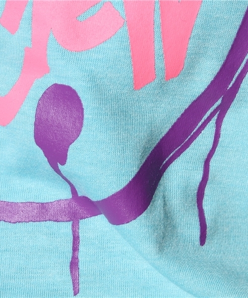 DANCE LB-03(ダンス エルビー・ゼロスリー)の「SMILEドルマンTシャツ(Tシャツ/カットソー・レディース・ホワイト系/ブラック系/スカイブルー系/パープル系・FREE)」の11枚目の写真