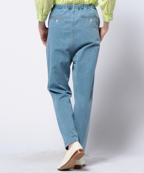 Another Edition（アナザーエディション）の「AE DNM TUCK PT # ◆（デニムパンツ・レディース・ライトブルー/コバルトブルー・SMALL/MEDIUM）」の6枚目の写真