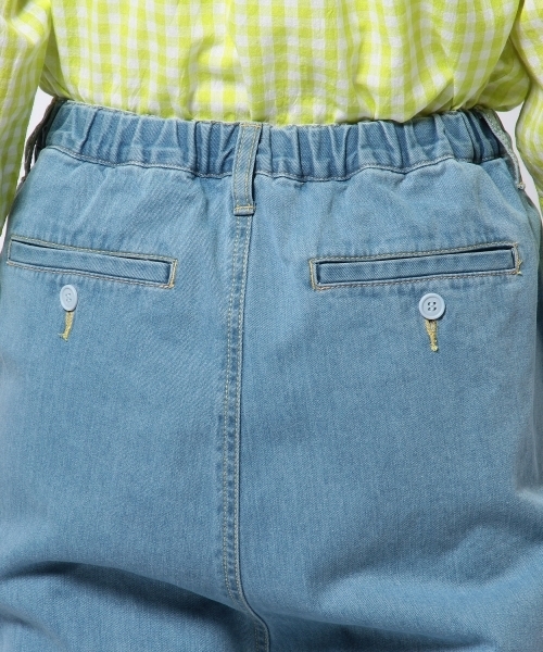 Another Edition（アナザーエディション）の「AE DNM TUCK PT # ◆（デニムパンツ・レディース・ライトブルー/コバルトブルー・SMALL/MEDIUM）」の9枚目の写真