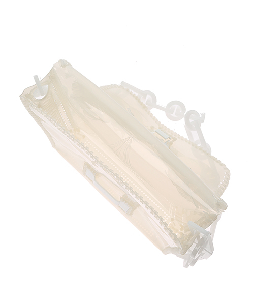 mame（マメ）の「ショルダーバック（ショルダーバッグ・レディース・ホワイト/ブラック・1）」の5枚目の写真