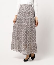 DouDou | パイソンプリントフレアスカート(スカート)