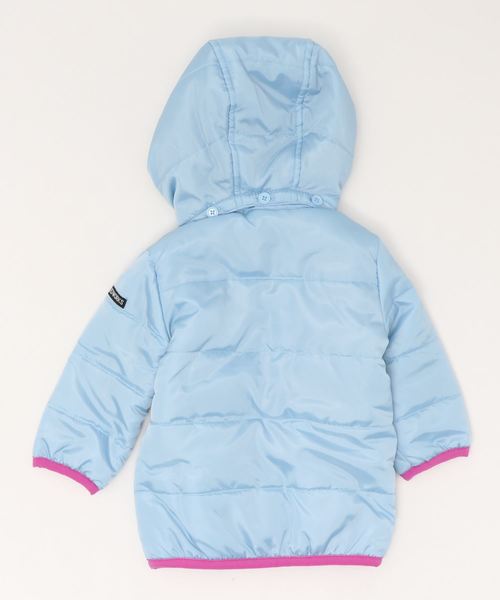 RUGGEDWORKS（ラゲッドワークス）の「ガールズ無地裏ボア中綿フリースジャケット（その他アウター・キッズ・サックスブルー/ピンク・80ｃｍ/110cm/100cm/120cm/130cm/140cm/90㎝）」の3枚目の写真