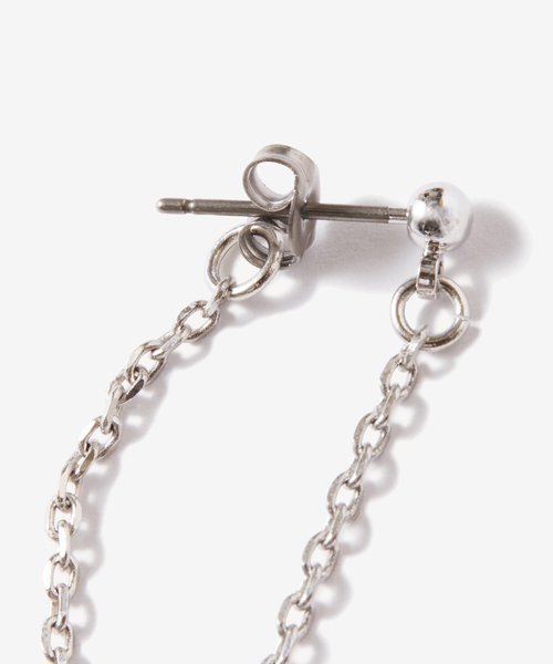 rehacer（レアセル）の「rehacer : Mini Cube Rose  Long Pierce Made in Japan / ミニキューブ ローズ ロングピアス メイドインジャパン（ピアス（両耳用）・レディース・シルバー/ゴールド・FREE）」の7枚目の写真