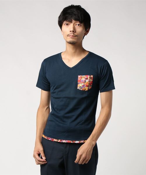 rehacer(レアセル)の「rehacer : Engage Pocket Cut Sew(Tシャツ/カットソー・メンズ・ホワイト/ブラック/ネイビー・LARGE/SMALL/MEDIUM/X-LARGE)」の3枚目の写真