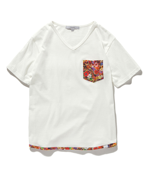 rehacer(レアセル)の「rehacer : Engage Pocket Cut Sew(Tシャツ/カットソー・メンズ・ホワイト/ブラック/ネイビー・LARGE/SMALL/MEDIUM/X-LARGE)」の4枚目の写真