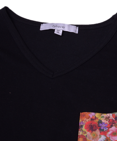 rehacer(レアセル)の「rehacer : Engage Pocket Cut Sew(Tシャツ/カットソー・メンズ・ホワイト/ブラック/ネイビー・LARGE/SMALL/MEDIUM/X-LARGE)」の5枚目の写真