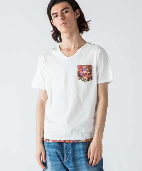 rehacer(レアセル)の「rehacer : Engage Pocket Cut Sew(Tシャツ/カットソー・メンズ・ホワイト/ブラック/ネイビー・LARGE/SMALL/MEDIUM/X-LARGE)」の1枚目の写真