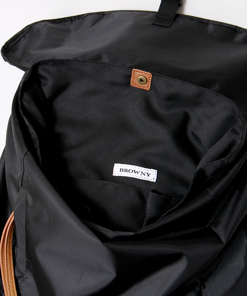 WEGO(ウィゴー)の「WEGO/フラップリュック(バックパック/リュック・メンズ・ブラック/ネイビー/その他1・FREE)」の8枚目の写真