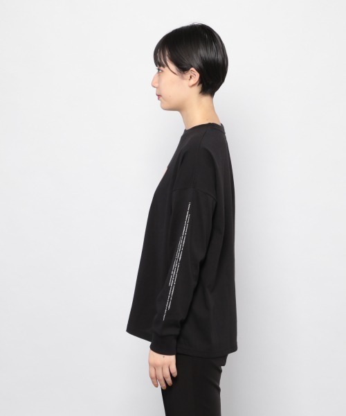 PAGEBOY（ページボーイ）の「ノスタルジックフォトロンT（Tシャツ/カットソー・レディース・ブラック/オフホワイト・FREE）」の9枚目の写真