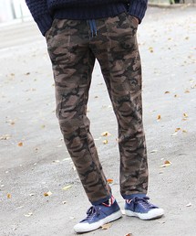 ROSE BUD COUPLES  | 迷彩 カモフラージュ リバーシブル カラーネップ スウェット パンツ (その他パンツ)