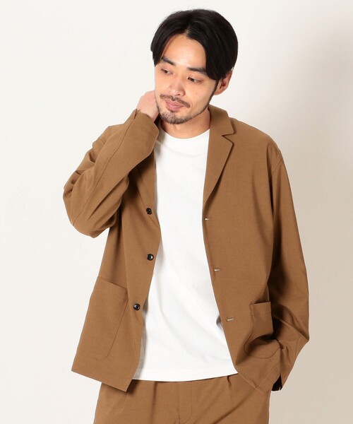 SHIPS any(シップス エニィ)の「SHIPS any: ラペル シャツジャケット セットアップ(ブルゾン・メンズ・ブラウン系その他/ブラック/ネイビー・LARGE/SMALL/MEDIUM/X-LARGE)」の22枚目の写真